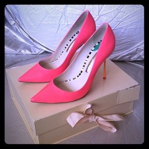 Sophia Webster Coco Flamingo Fluoro Pink pump